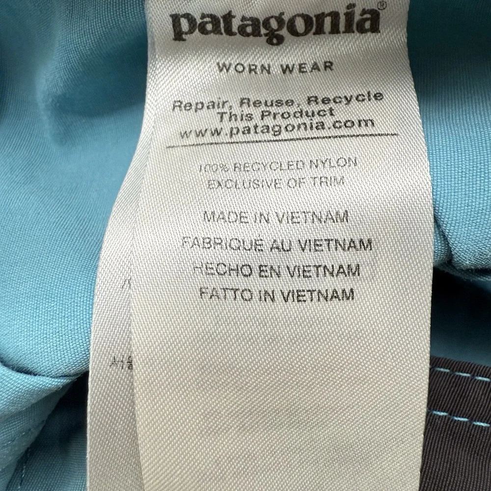 Patagonia Board Shorts Mens 32 Blue Tribal Print Swim Trunks‎ STY86622